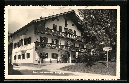 AK Brixlegg, Gasthof Landhaus Gasteiger im Sonnenlicht