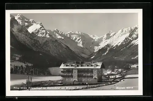 AK Trins, Ortsansicht mit Trinserkopf