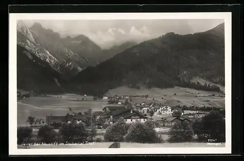 AK Neder, Blick auf den Ort im Stubaital