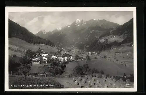 AK Neder, Ortsansicht mit Neustift