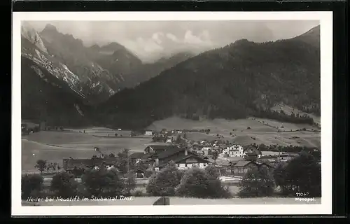 AK Neder, Blick auf den Ort im Stubaital