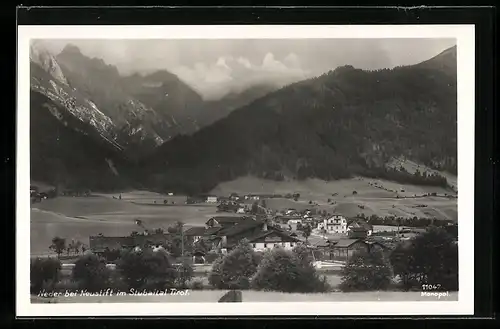 AK Neder, Blick auf den Ort im Stubaital