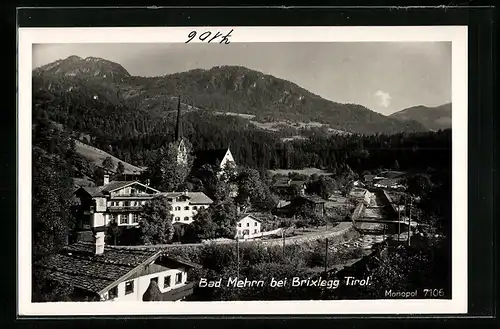 AK Bad Mehrn b. Brixlegg, Ortsansicht mit Kirche