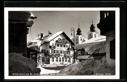 AK St. Johann, platz im Winter