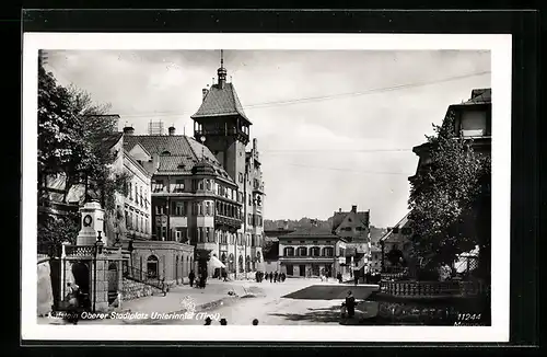 AK Kufstein, Hotel zu den 3 Königen, Oberer Stadtplatz