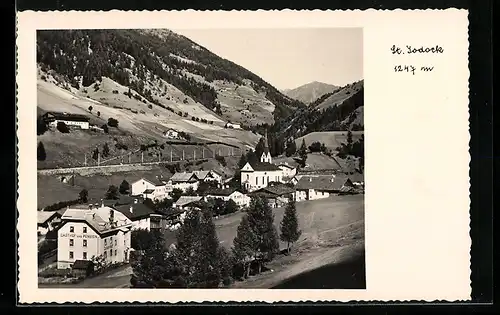 AK St. Jodock, Ortsansicht aus der Vogelschau