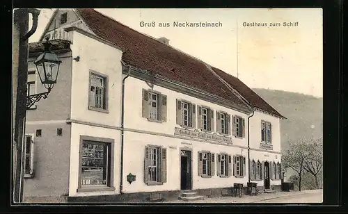 AK Neckarsteinach, Gasthaus zum Schiff