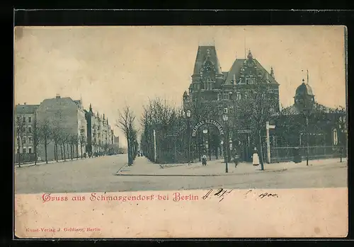 AK Schmargendorf /Berlin, Rheingau Restaurant