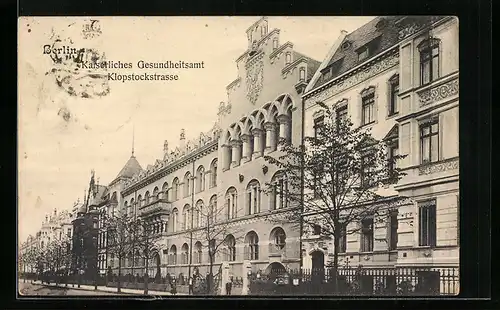 AK Berlin, Kaiserliches Gesundheitsamt, Klopstockstrasse