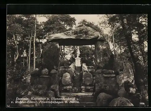 AK Demmin, Kettentor z. Ulanendenkmal