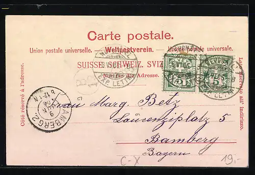 AK Neuchâtel, Pension Coulin, Rue de l`Industrie