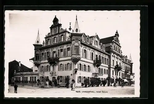 AK Langenthal, Partie am Hotel Bären