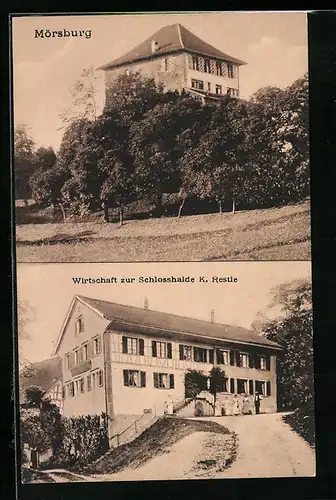 AK Winterthur, Mörsburg, Gasthaus zur Schlosshalde