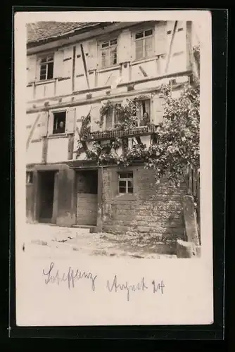 Foto-AK Schefflenz, Haus in der Hauptstrasse 79