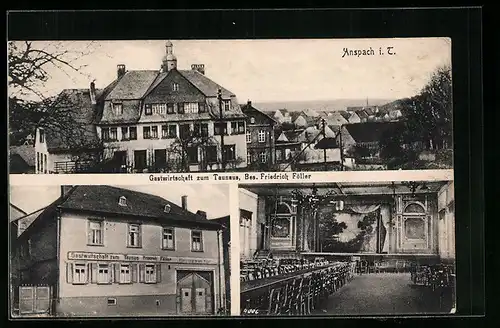 AK Anspach /Taunus, Gasthaus Zum Taunus von Friedrich Fölller