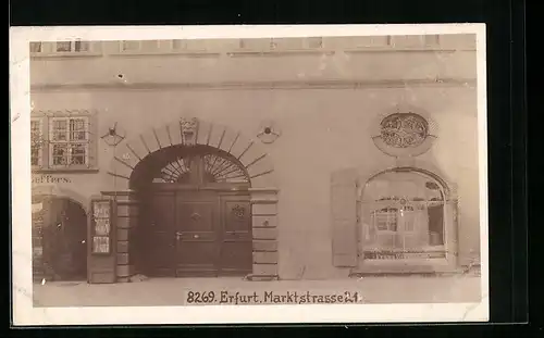 AK Erfurt, Haus in der Marktstrasse 21