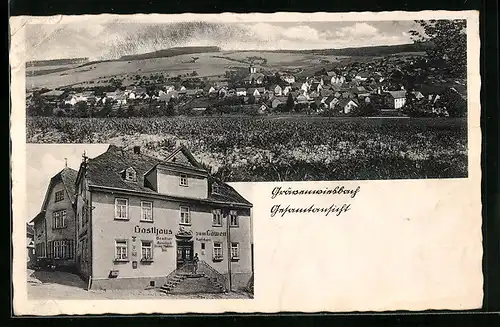 AK Grävenwiesbach, Gasthaus zum Löwen