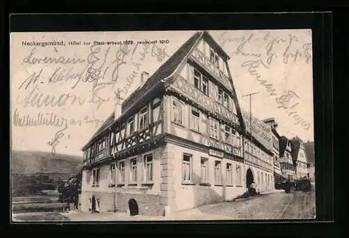 AK Neckargemünd, Hotel zur Pfalz