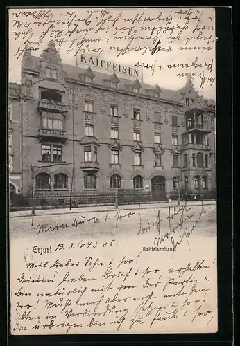 AK Erfurt, Raiffeisenhaus in der Moltkestrasse