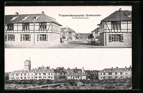 AK Grafenwöhr, Truppenübungsplatz, Mannschaftslager