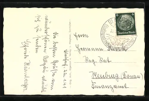 AK Blaichach, Totalansicht im Winter