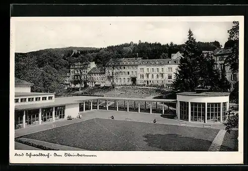 AK Bad Schwalbach, Partie am Weinbrunnen