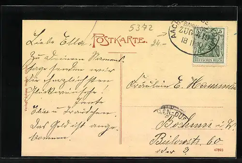 AK Gemünd /Eifel, Urfttalsperre, von oben gesehen