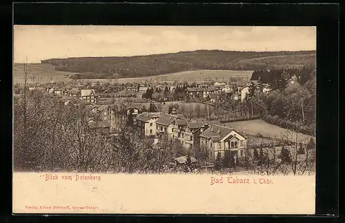 AK Bad Tabarz, Blick von Datenberg