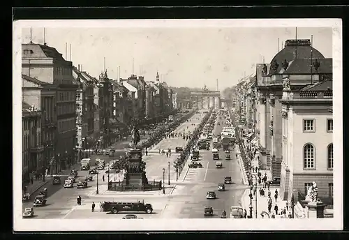 AK Berlin, Gesamtansicht Unter den Linden