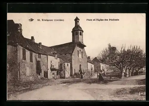 AK Treignac, Place et l`Eglise des Pénitents