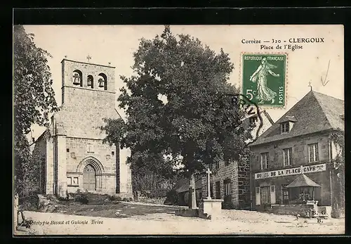 AK Clergoux, Place de l'Eglise