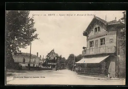AK Brive, Square Majour et Avenue de Bordeaux
