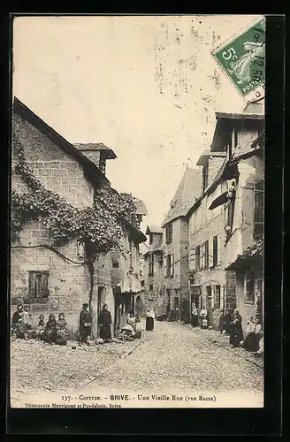 AK Brive, Une Vieille Rue (rue Basse)