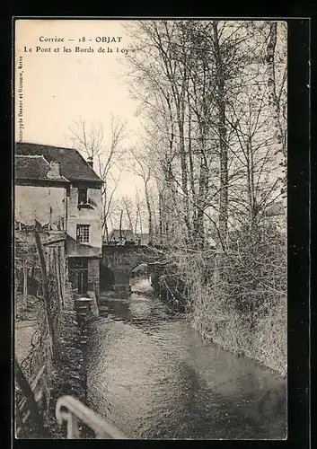 AK Objat, Le Pont et les Bords de la Loyre