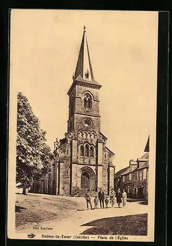 AK Salon-la-Tour, Place de l`Eglise