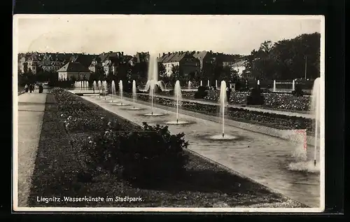 AK Liegnitz, Wasserkünste im Stadtpark
