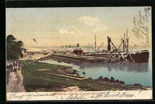 AK Cristobal, C. Z., American Docks