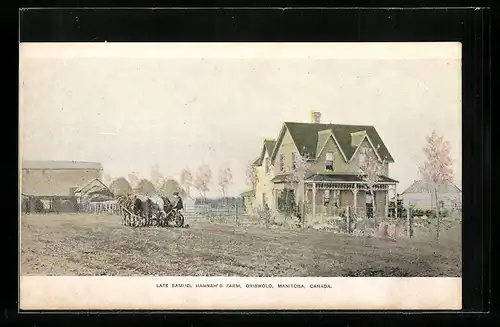 AK Griswold /Manitoba, Late Samuel Hannah`s Farm