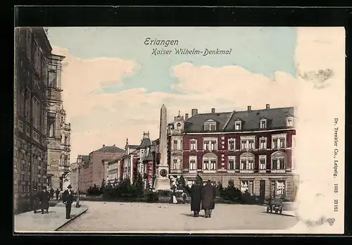 AK Erlangen, Kaiser Wilhelm-Denkmal