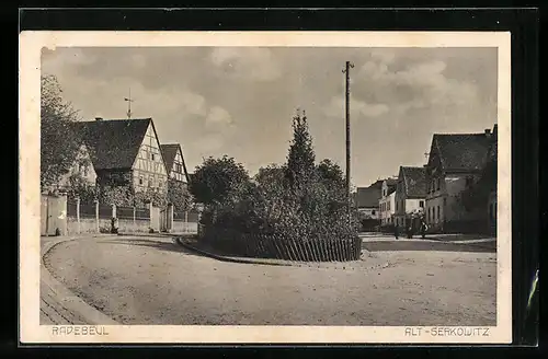 AK Radebeul, Alt-Serkowitz, Strassenpartie