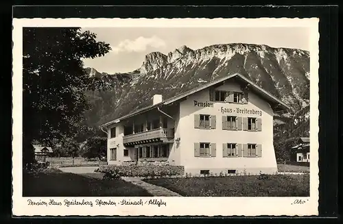 AK Pfronten-Steinach /Allgäu, Pension Haus Breitenberg, Inh. M. Richard