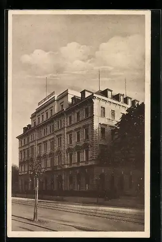 AK Augsburg, Am Hotel Drei Kronen