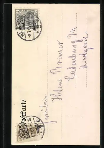 AK Mannheim, Motiv vom Wasserturm