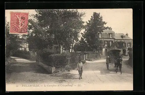 AK Villerville, Le Carrefour de Cricquebeuf