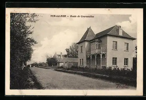 AK Ver-sur-Mer, Route de Courseuilles