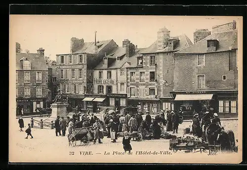 AK Vire, La Place de l`Hôtel-de-Ville