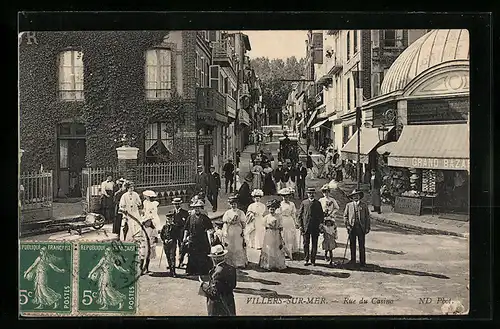 AK Villers-sur-Mer, Rue du Casino