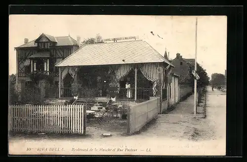 AK Riva-Bella, Boulevard de la Mouche et Rue Pasteur