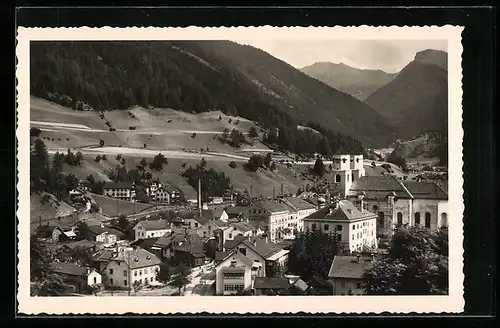 AK Steinach a. Brenner, Ortsansicht gegen das Gschnitztal