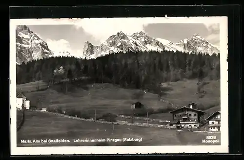 AK Maria Alm b. Saalfelden, Lehrerinnenheim Pinzgau (Salzburg)